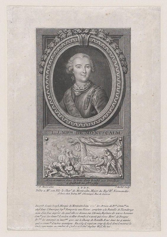 Portrait of L. J. Marquis de Mont-Calm