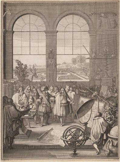 Louis XIV Visiting the Royal Academy of Sciences
