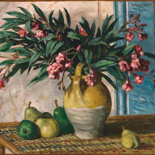 Still Life with Oleander and Fruit