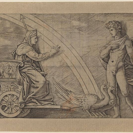 Juno in a Chariot Pulled by Peacocks