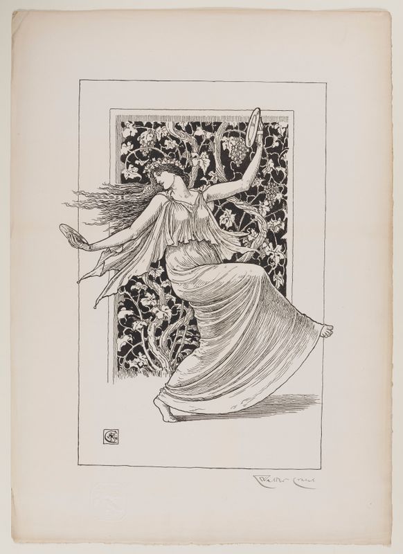 Danseuse aux cymbales, gravure publiée dans l'album de clôture de "l'Estampe originale" - Neuvième livraison (janvier-mars 1895)