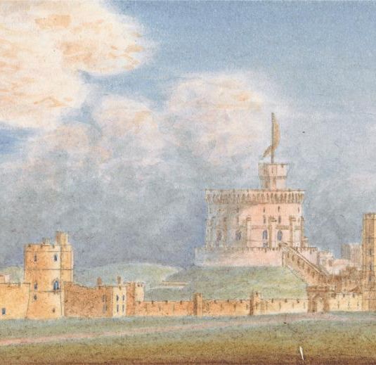 Windsor Castle, Berkshire: Distant View from the South