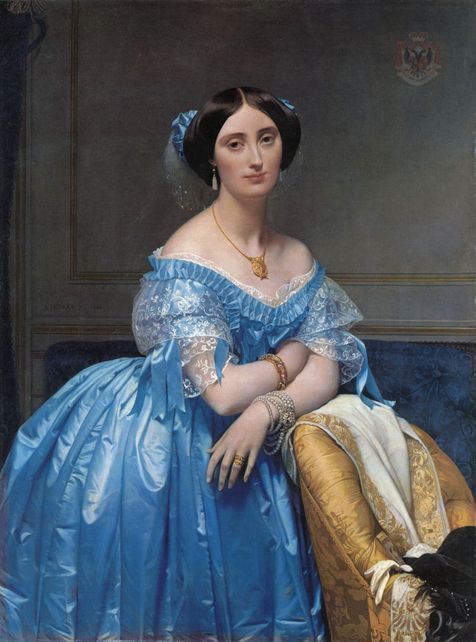 Jean Auguste Dominique Ingres - Joséphine-Éléonore-Marie-Pauline de Galard de Brassac de Béarn (1825&#8211;1860), Princesse de Broglie Smartify Editions