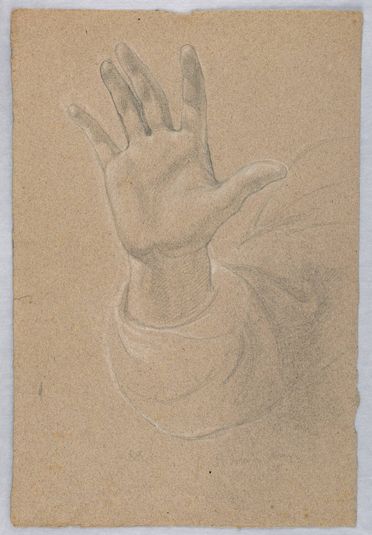 Study of Hand for "Early Christian Martyrs"