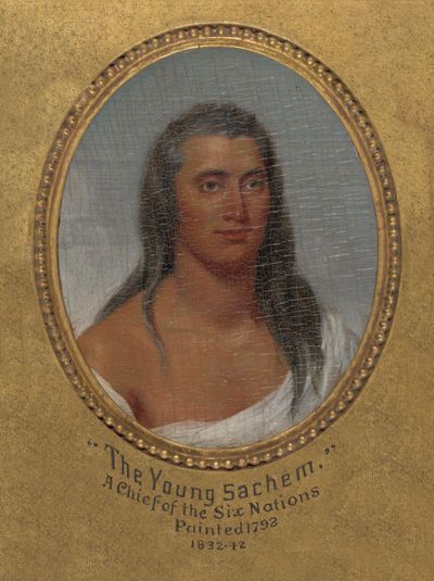 "The Young Sachem," A Chief of the Six Nations