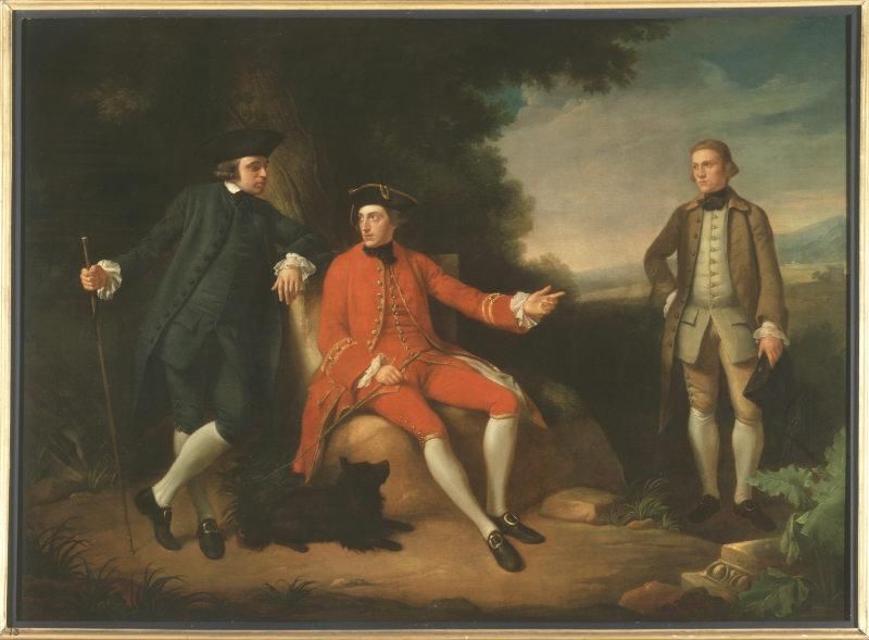 William Weddell (1736-1792), The Reverend William Palgrave (c. 1735 - 1799) and Mr Janson in Rome