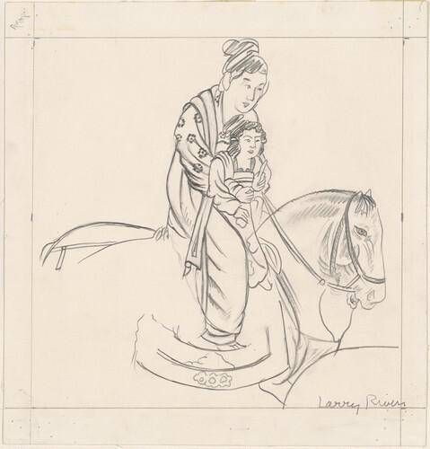 Study for "Chinese Information Travel"—Mother and Child