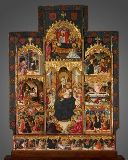 Altarpiece with Scenes from the Life of the Virgin