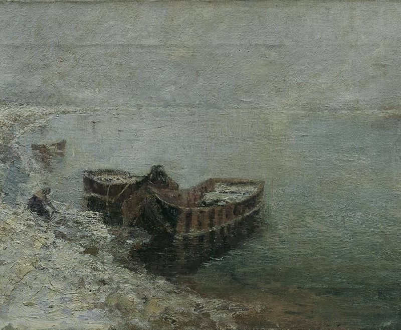 Fischerboote am Donauufer