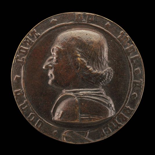 Federigo II of Montefeltro, 1410-1482, First Duke of Urbino 1474 [obverse]
