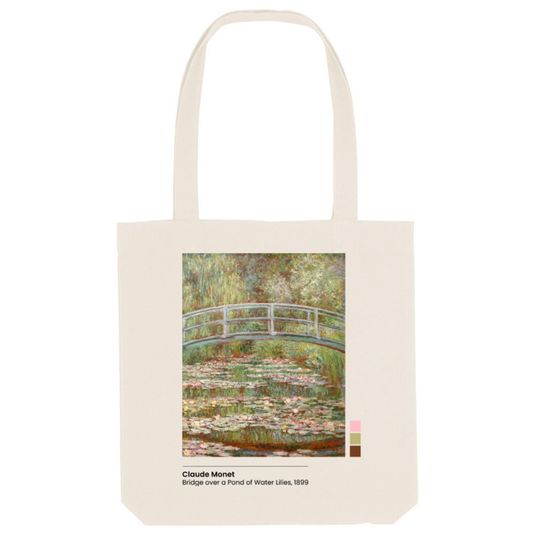 Bridge over a Pond of Water Lilies, Monet Eco Tote Bag Smartify