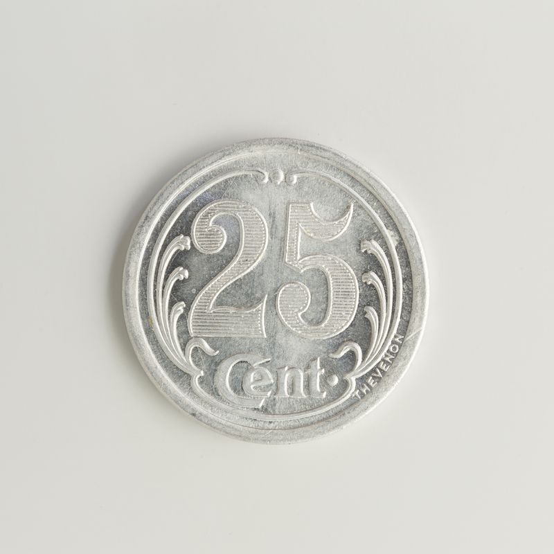 Bon pour 25 centimes de franc, Union Commerciale et Industrielle de Sézanne, 1922