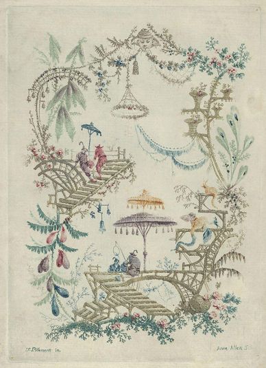 Chinoiserie from Nouvelle Suite de Cahiers Arabesques Chinois