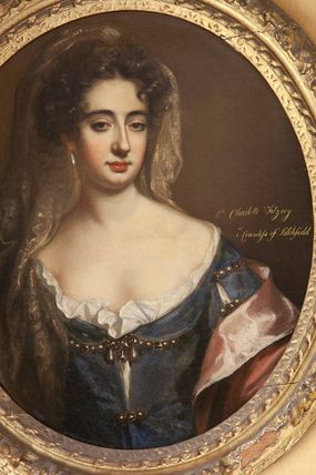 Roundel Portraits of Lady Charlotte Fitzroy and Edward Henry Lee