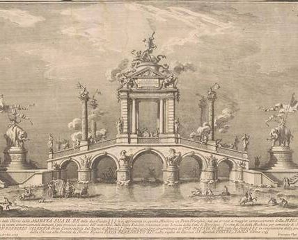 The Prima Macchina for the Chinea of 1755: A Triumphal Bridge with Antiquities from Herculaneum