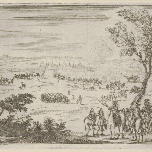 Francesco I d'Este and the French Army Besiege Valenza, which has Been Taken by the Spanish, and by Persisting with Intrepid Courage, Succeeds in the Endeavor, from L'Idea di un Principe ed Eroe Cristiano in Francesco I d'Este, di Modena e Reggio Duca VIII [...]