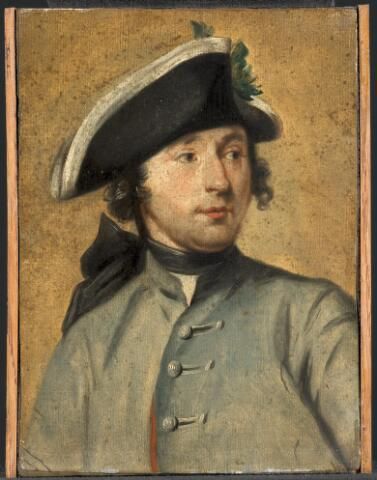 Ludolf Bakhuysen II (1717-82). Schilder en militair, kleinzoon van de zeeschilder Ludolf Bakhuysen I