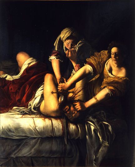 友第德割下何乐弗尼的头颅 (阿尔泰米西娅·真蒂莱斯基，佛罗伦萨)