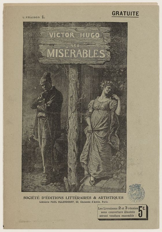 Livret publicitaire pour l'édition Ollendorff des Misérables