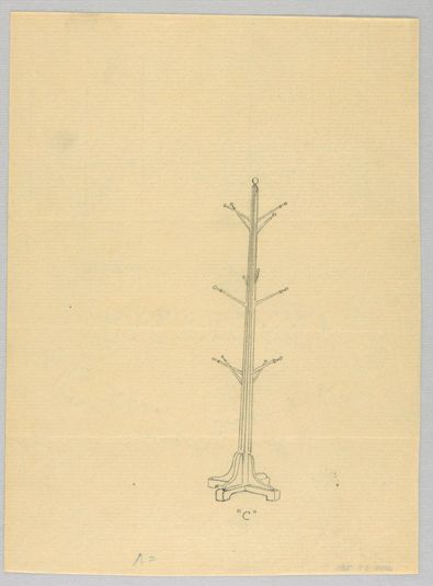 Design for Hat Tree "C" with Angled Branches