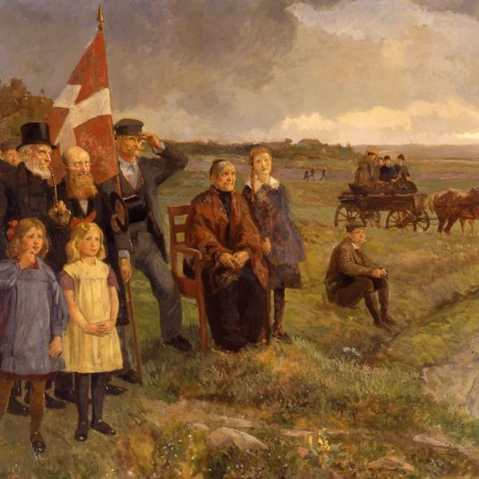 From the road to Tønder on 12 July 1920