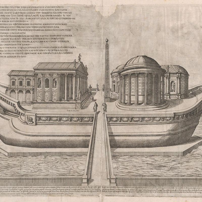 Speculum Romanae Magnificentiae: Temples on the Isle of Tiber