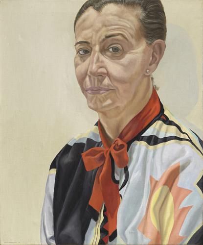 Portrait of Beth Levine (Lady with Red Bow)