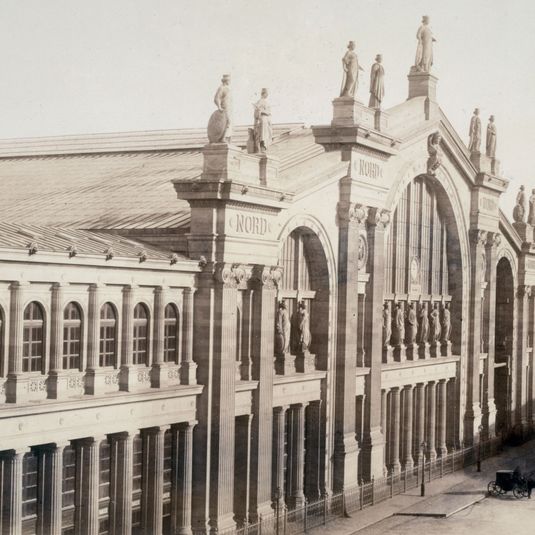 Gare du Nord, place Napoléon III, façade principale, 10ème arrondissement, Paris.