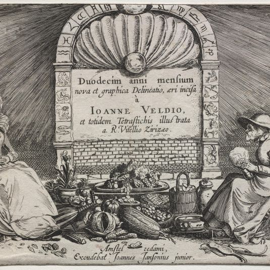 The Twelve Months:  Title Page