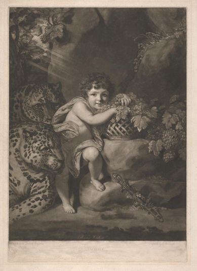 Master Henry George Herbert as the 'Infant Bacchus'