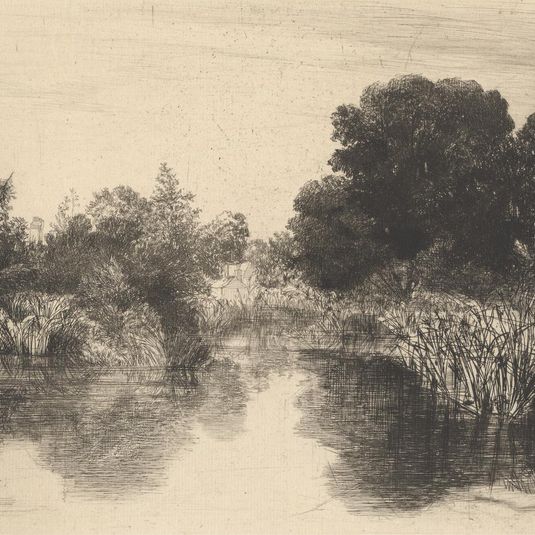 Shere Mill Pond, no. 2 (large plate)
