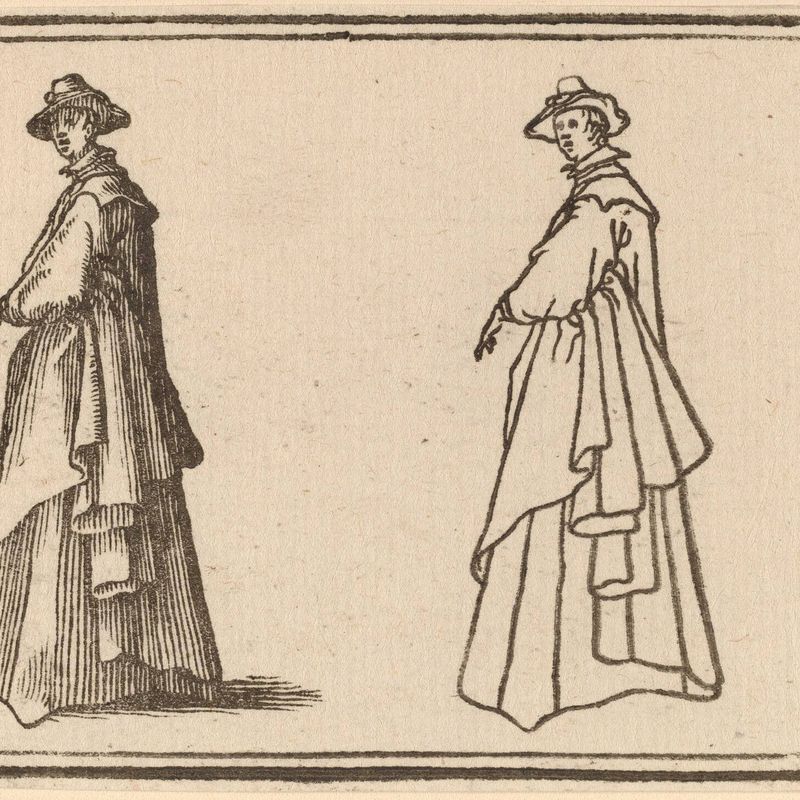 Standing Woman in a Great Coat
