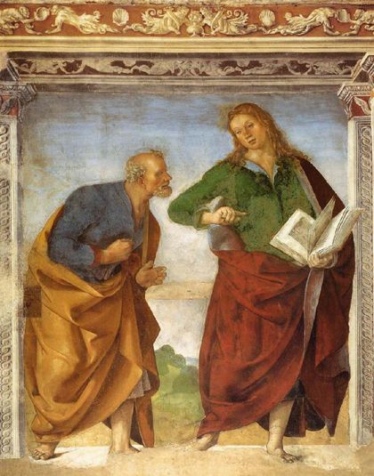 The Apostles Peter and John the Evangelist