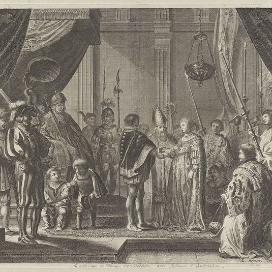 Plate 7: The Marriage of Francisco I de Medici and Johanna of Austria, from Caspar Barlaeus, "Medicea Hospes"