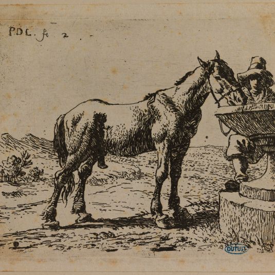 Le cheval buvant (Bartsch 10)