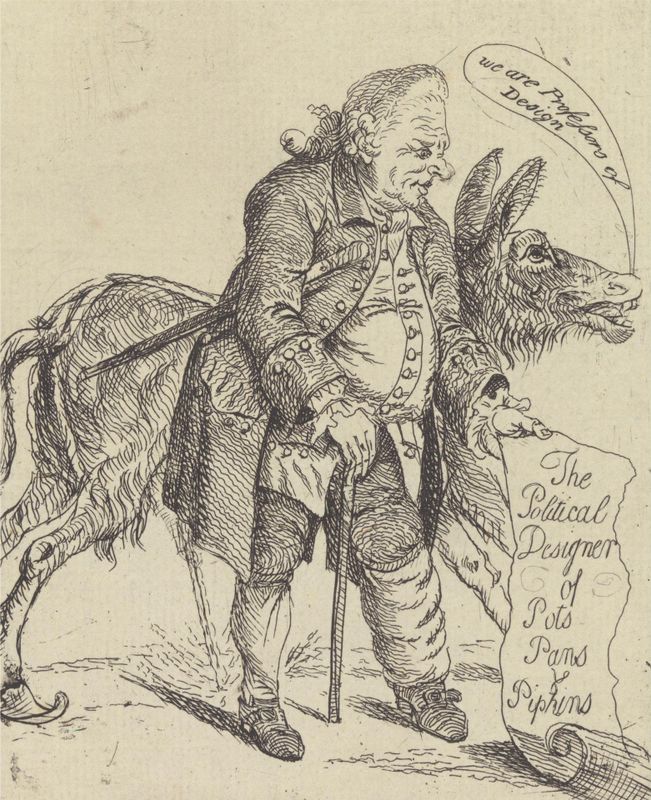 Caricature of Matthew Darly