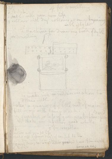 Page 12, A Machine for a Drawing Book of Dry Coll for Travelling, Notes on Methods of Drawing