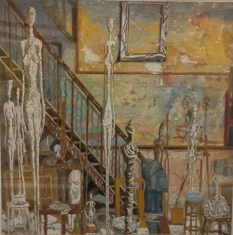 Atelier de Giacometti, Paris, 1960