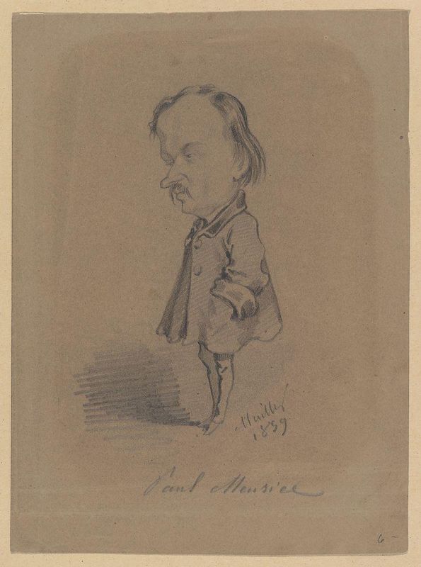 Caricature of Paul Meurice