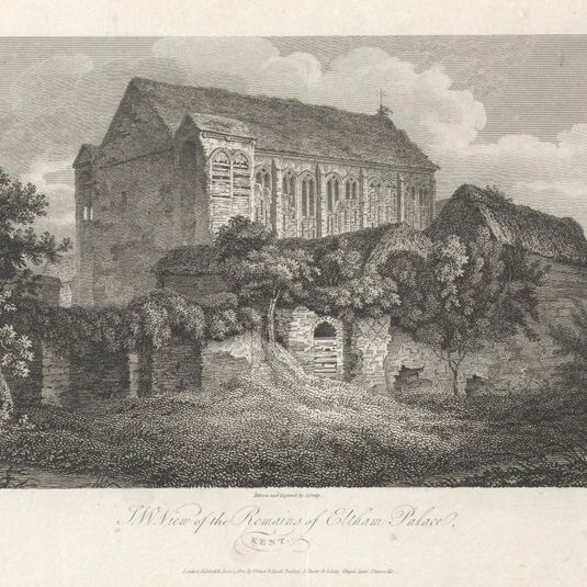 South West View of the Remains of Eltham Palace