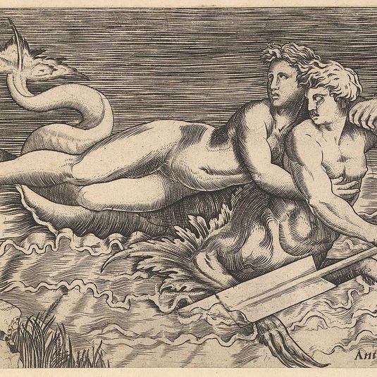 Speculum Romanae Magnificentiae: A Triton Carrying off a Nymph