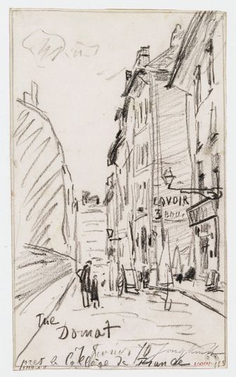 Rue Domat, le 7 février 1870. 5ème arrondissement