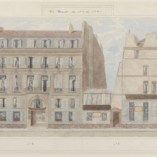 Rue Thévenot nº6 et 8 (actuelle rue Réaumur), 3ème arrondissement