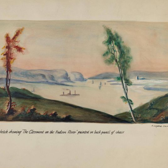 "Clermont on Hudson" Painting