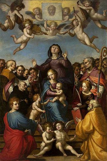 Madonna and Child with Saint Anne and the patron saints of Florence