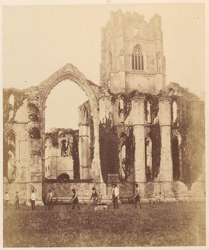 Fountains Abbey. East Window and Tower