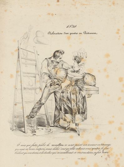 1830, Déclaration d'un peintre en Bâtiment