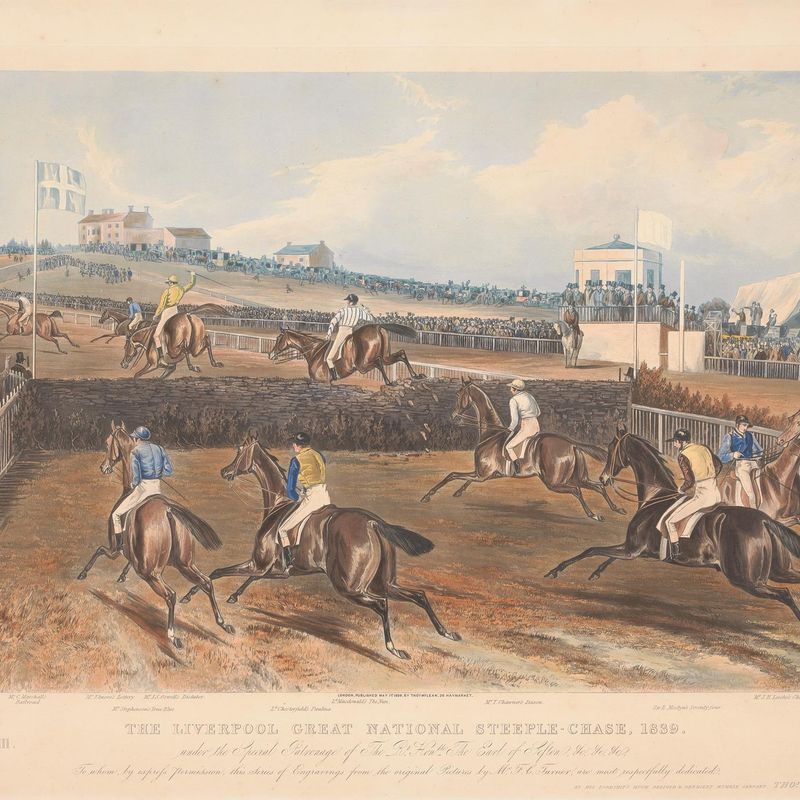 One of a set of four: The Liverpool Great National Steeple-Chase