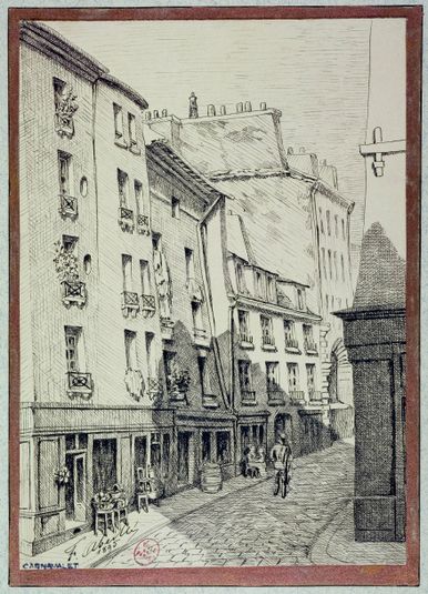 16.18.20 Rue Laplace - ancienne Rue des Amandiers Coin de le rue Vallette - ancienne Rue des Sept Voies 5e Arrondt - Panthéon