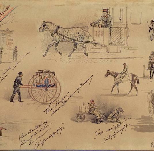 Wiener Typen 1883 (Skizzen von der Ringstraße)